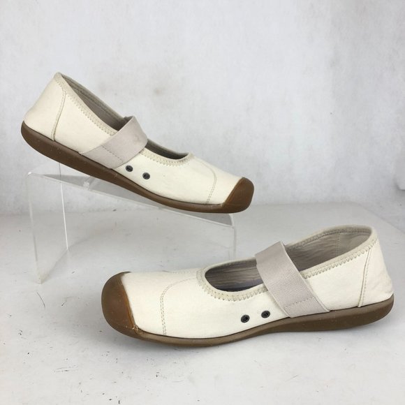 Keen Women's Cream and Brown Flats - Picture 3 of 11